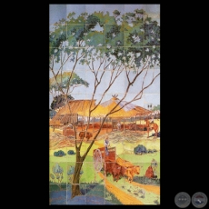PAISAJE CAMPESINO, 1928 - Obra de JULIÁN DE LA HERRERÍA